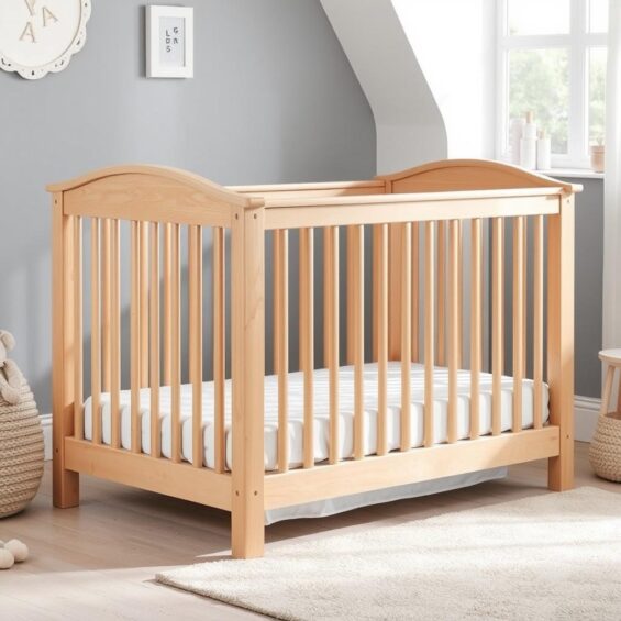 Alvi Gitterbett mit klassischem Design und Schlupfsprossen Alvi Gitterbett mit klassischem Design und Schlupfsprossen