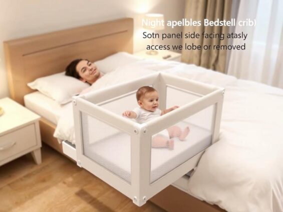 Beistellbett direkt am Elternbett für einfachen Zugang zum Baby in der Nacht Beistellbett direkt am Elternbett für einfachen Zugang zum Baby in der Nacht