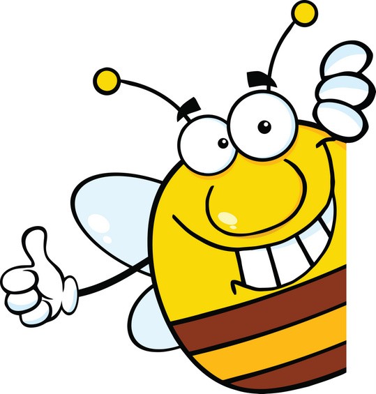 Pudgy Bee Comic Cartoon Figur (© HitToon.com / Fotolia)