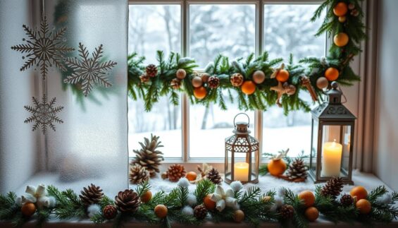 DIY Fensterdeko Weihnachten