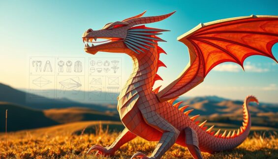 Drachen basteln Anleitung
