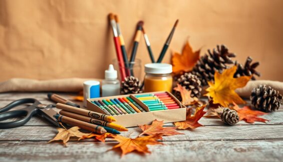 Essenzielle Bastelwerkzeuge Herbst