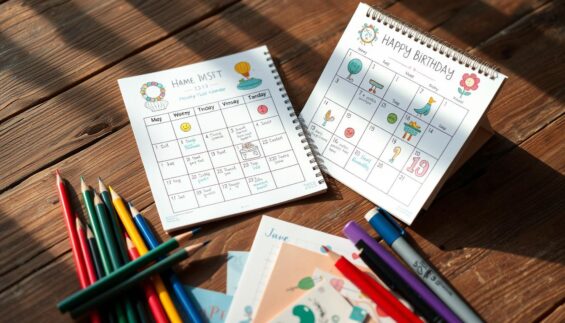 Geburtstagskalender selber machen