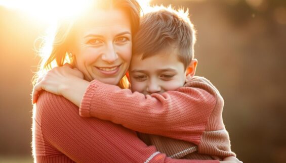 Stärke in Mutter-Sohn Beziehung