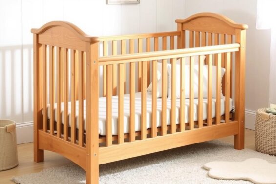 Standard-Gitterbett aus Holz mit klassischem Design Standard-Gitterbett aus Holz mit klassischem Design