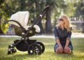 kinderwagen und baby