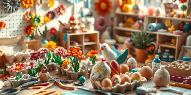 basteln mit eierkarton