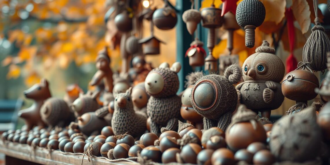 basteln mit kastanien