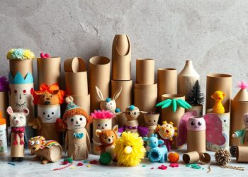 basteln mit klopapierrollen