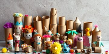 basteln mit klopapierrollen