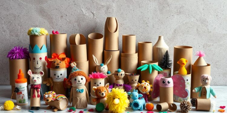 basteln mit klopapierrollen