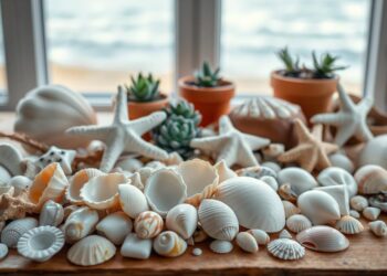 basteln mit muscheln