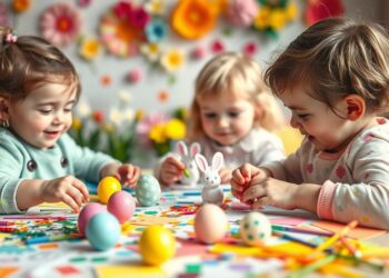 basteln ostern kinder 3 jahre