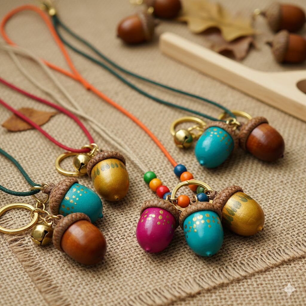 eichelketten basteln