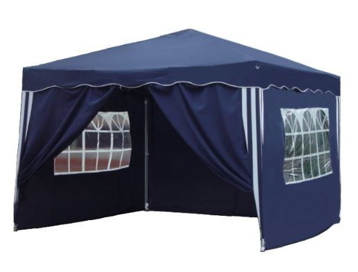 Falt Pavillon 3 x 3 m in blau mit 4 Seitenteilen - 118 Kundenrezensionen mit im Durchschnitt 4.0/5 Sternen - 82,95 EUR am 18.03.2015 zzgl. 4,95 EUR Versand bei Amazon