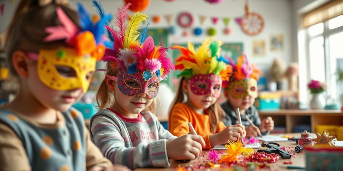 fasching basteln kinder