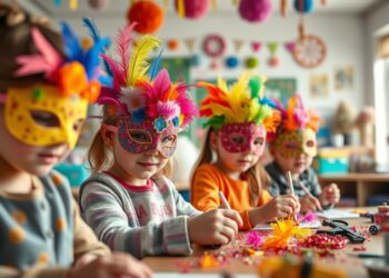 fasching basteln kinder