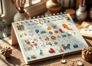 geburtstagskalender basteln