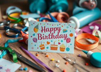 geburtstagskarte basteln