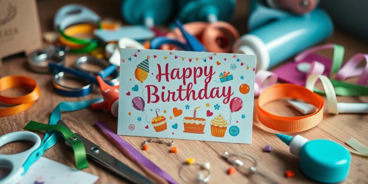 geburtstagskarte basteln