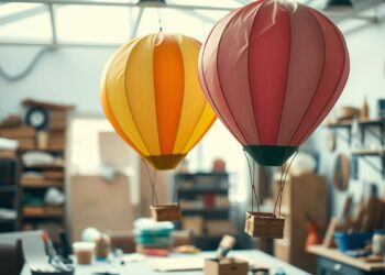 heißluftballon basteln