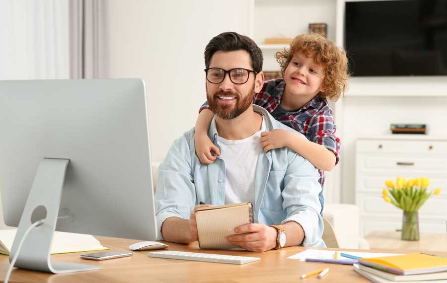 Homeoffice für die Elternzeit gestalten