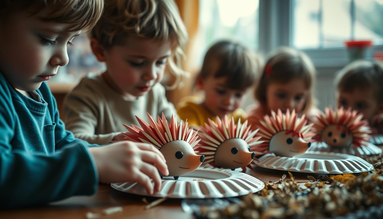  Igel basteln: Einfache Anleitungen für Kinder Motiv 