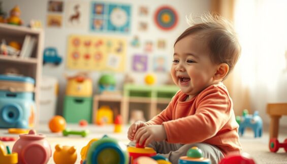 kognitive Entwicklung bei Babys