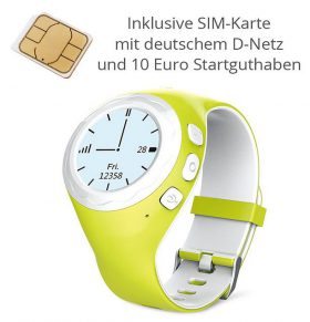 Lokato Kidswatch: GPS Smart Watch Uhr für Kinder mit SIM-Karte (Amazon)