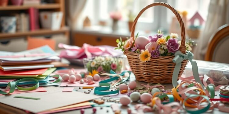 osterkörbchen basteln