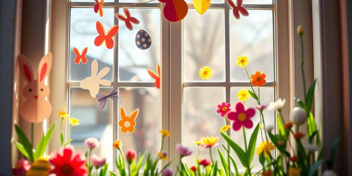 ostern basteln fenster