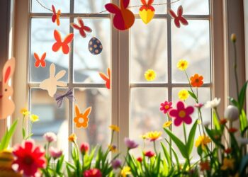 ostern basteln fenster