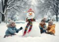 schneemann basteln