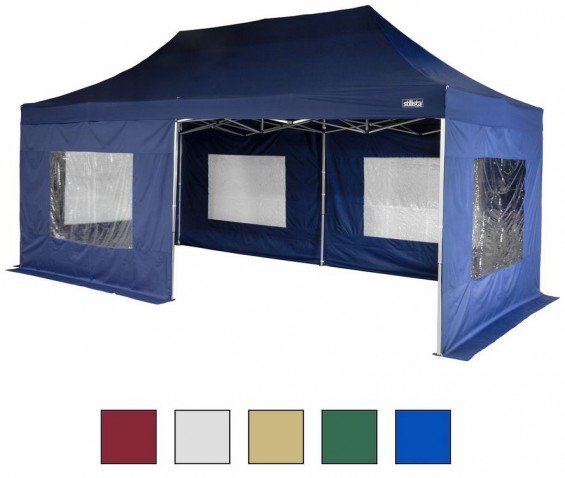 3x6m wasserdichter Faltpavillon von STILISTA® - bei entsprechendem Budget eine feine Lösung