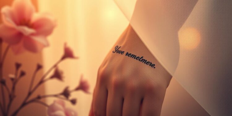 tattoo trauer erinnerung mama