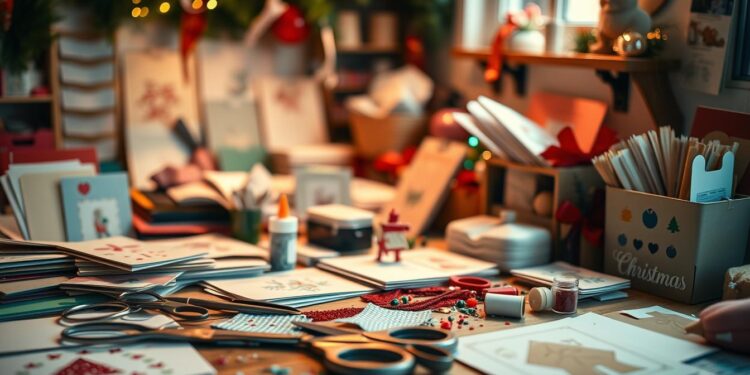 weihnachtskarten basteln