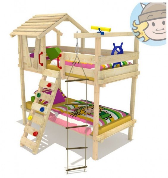 Wickey Etagenbett Jungle Hut Duo - Schlafplatz von zwei Kindern in Spielplatz-Optik (Amazon, ab 420 EUR am 10.02.2015)